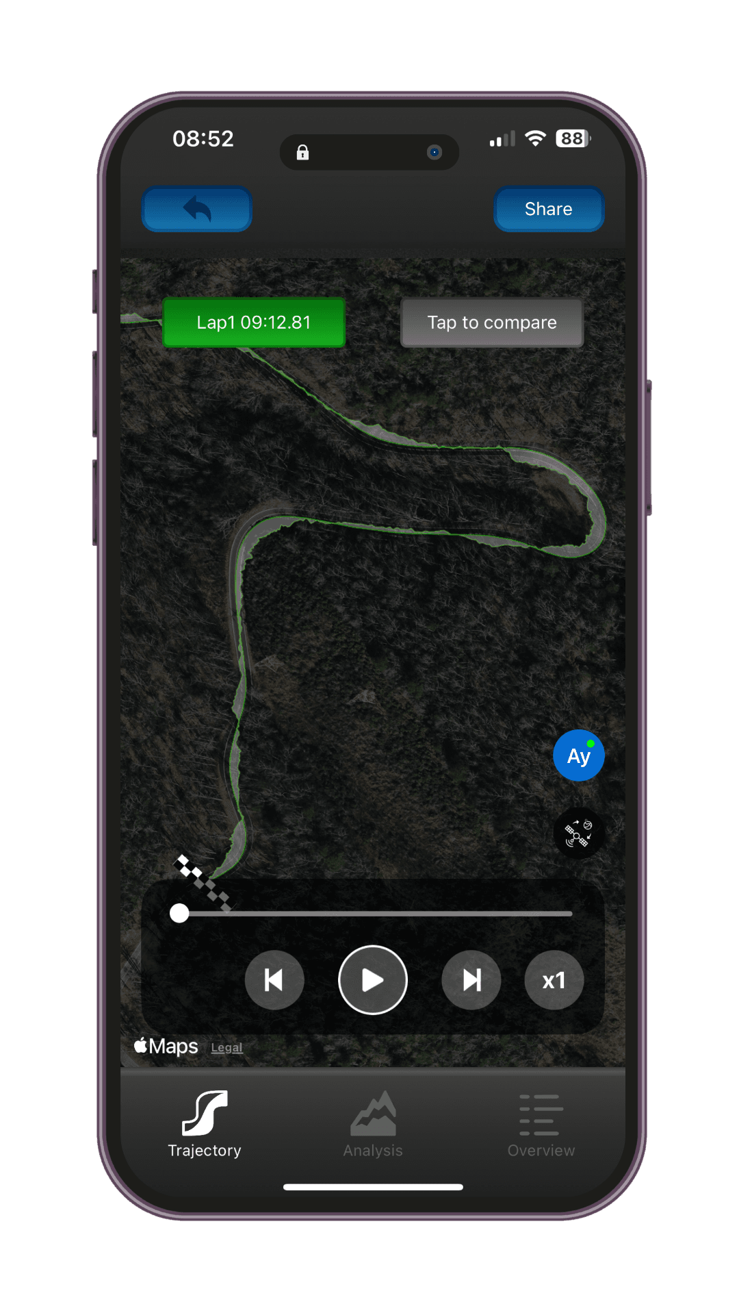 Lateral G-force analysis